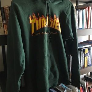 green thrasher hoodie sweatshirt